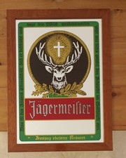 Specchio vintage Amaro Jagermeister advertising mirror Breweriana