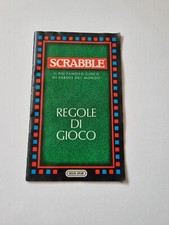 SCRABBLE Istruzioni Originali ricambio  Scarabeo il gioco di parole vintage 