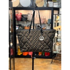 Borsa tote FENDI marrone e
