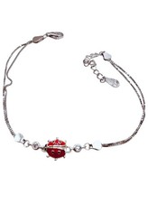 925 Silver Ladybug Bracelet -