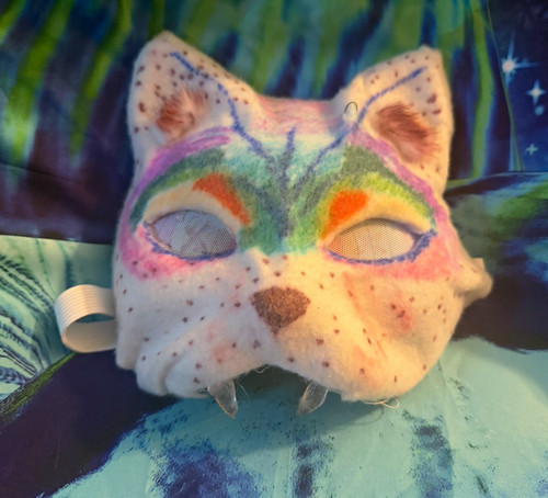 Mascherina viso gatto - , unisex