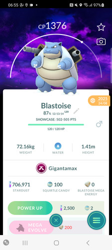 Gigantamax blastoise con - blastoise,