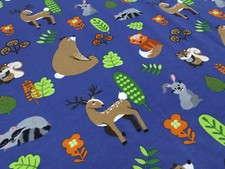 Tessuto cotone jersey volpi