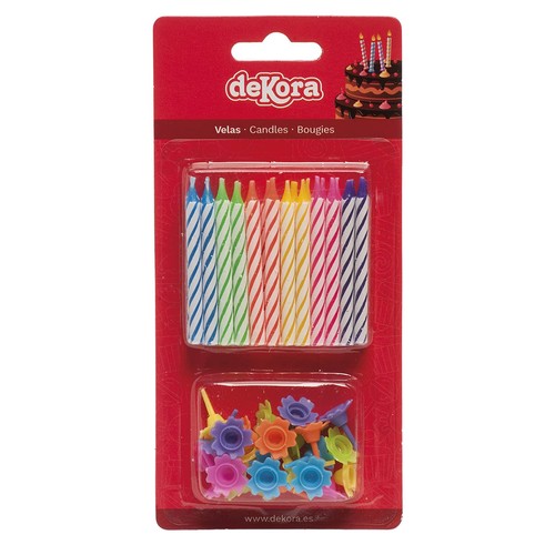 Blister set candele cera - blister,