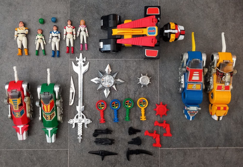 Original voltron figure set - original,