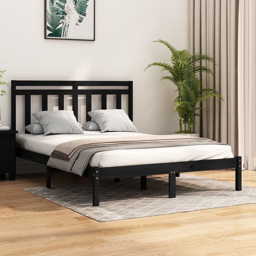 Vidaxl giroletto nero legno - giroletto,