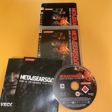 METAL GEAR SOLID 4 PS3 Gioco Italiano Completo Di Cartone - Disco Come  Nuovo