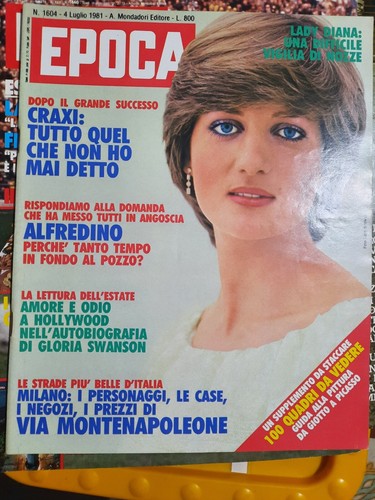 Epoca 1981 lady diana gloria - 1981,