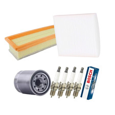 KIT TAGLIANDO E 4 CANDELE FIAT