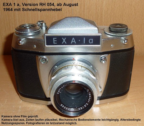 Exa reflex ihagee dresda - exa,