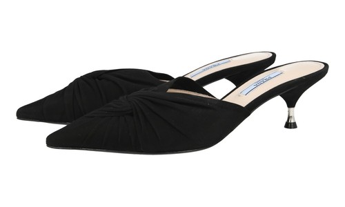 Prada suede mules sabots - prada,