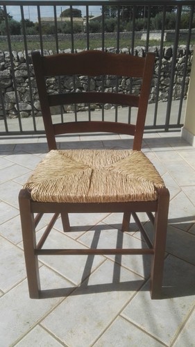 Sedia rustica legno - in,