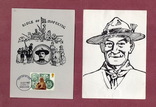 Boy scouts scouting postcard - scouting,
