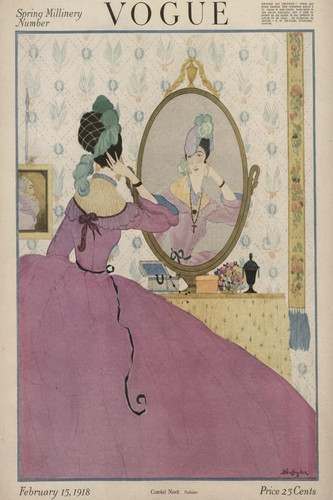 Vintage vogue vanità specchio - vanità,