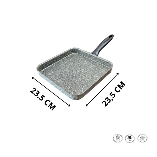 Bistecchiera quadra 5x23 5 - quadra, 23,5x23,5