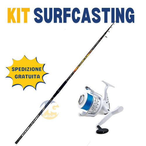 Kit surfcasting canna colmic - kit,