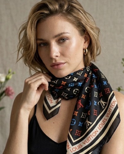 Sciarpa louis vuitton seta - louis,