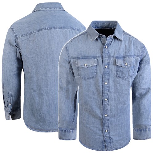 Camicia denim blu - , chiaro