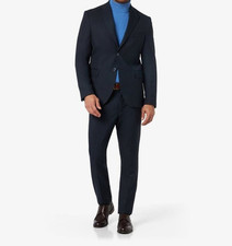 Abito gessato uomo Antonio Fusaro tessuto Tasmania 48