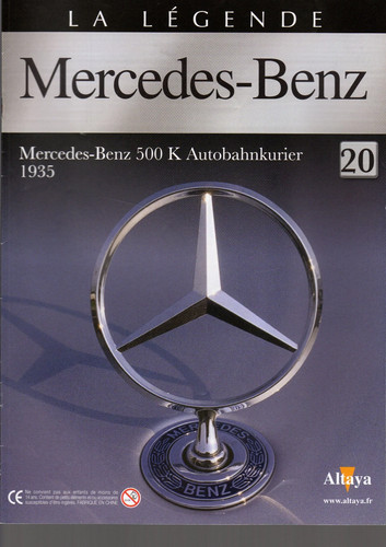 Fascicule legende mercedes - la,