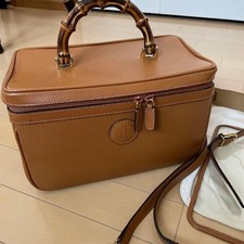 Gucci borsa vanità bambù