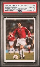 1998 BROOKE BOND PG TIPS INTERNATIONAL STARS 5 BRIAN LAUDRUP MAGLIA ROSSA PSA 8