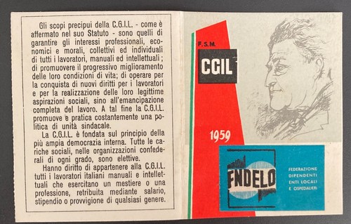 Tessera l 1959 - tessera,