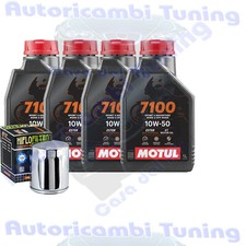 Kit Tagliando Olio Motul 7100 10W50 Per Harley Davidson FXDF Dyna Fat Bob 2009