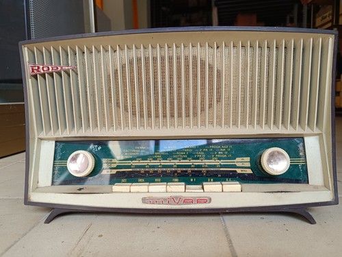 Radio valvole mivar con - valvole,