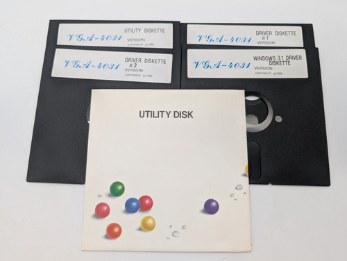 Dischi floppy vga utility - dischi, vga/utility