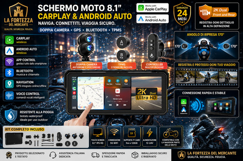 Schermo moto carplay - moto,