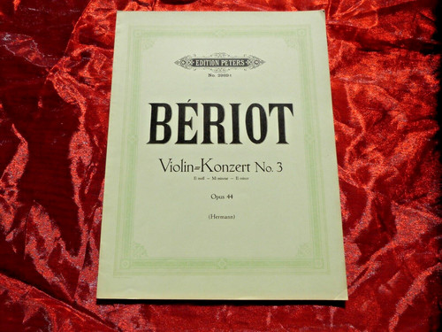 Bériot concerto per - bÉriot,
