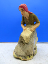 - STATUINA DEL PRESEPE IN PASTA - CONTADINA -