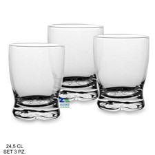 SET 3 PZ BICCHIERE ACQUA