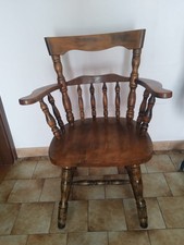 Sedia / Poltrona Legno Massello Old american Da Montare 1pz