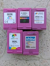5 CARTUCCE VUOTE HP302XL   COLORE DA RICARICARE CEDO IN BLOCCO  