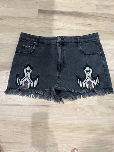 Pantaloncini denim ricamati
