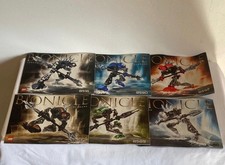 lego Bionicle Rahkshi serie completa, con canister e istruzioni
