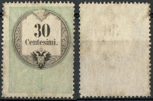 Lombardo veneto 1854 marca - veneto,