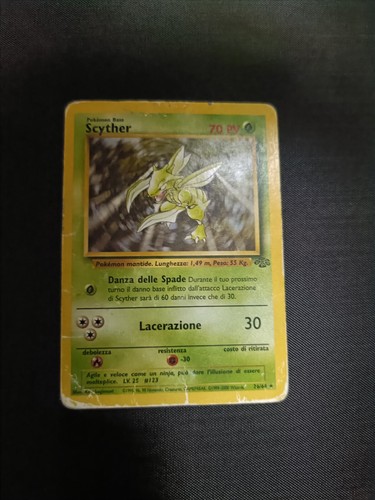 Carta pokemon scyther 64 - pokemon,