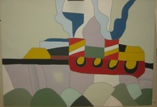 SERIGRAFIA BARCA rimorchiatore