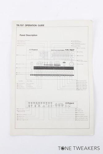Roland 707 guida operativa - guida,