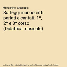 Solfeggi manoscritti parlati e