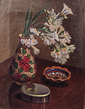 Dipinto antico olio tela - dipinto,