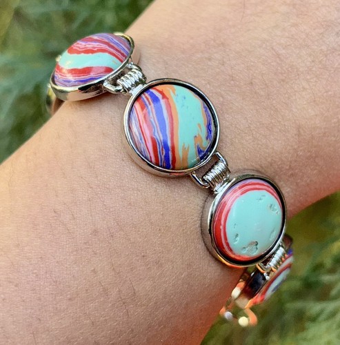 Bracciale placcato oro bianco