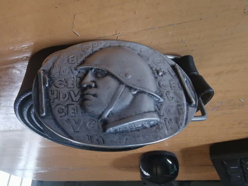 Fibbia militaria cintura - , in