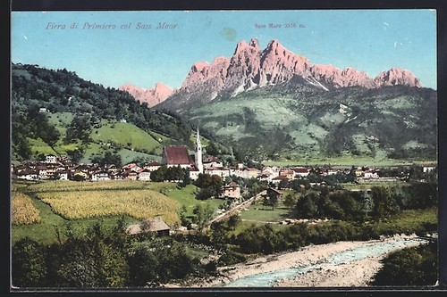 Cartolina fiera primiero - cartolina,