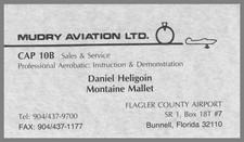 Mudry Aviation Daniel Heligoin