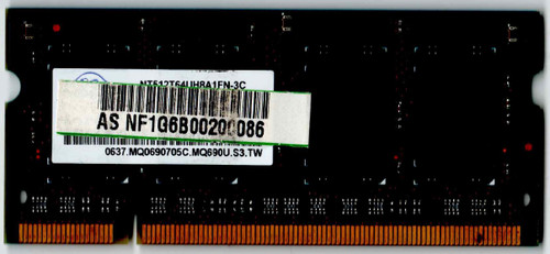 Nanya nt512t64uh8a1fn 512mb - nt512t64uh8a1fn-3c,