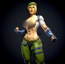 Naked 3D Printing Sonya Blade
